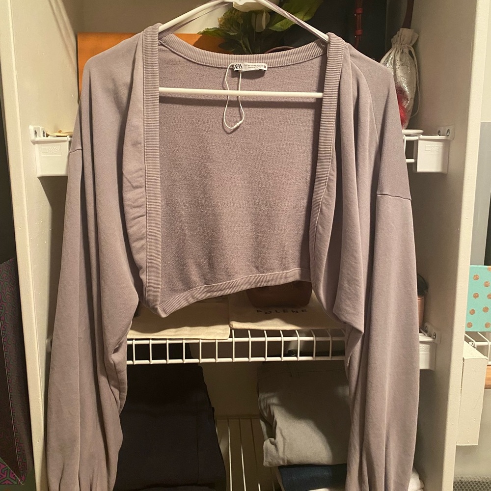 Zara cropped cardigan